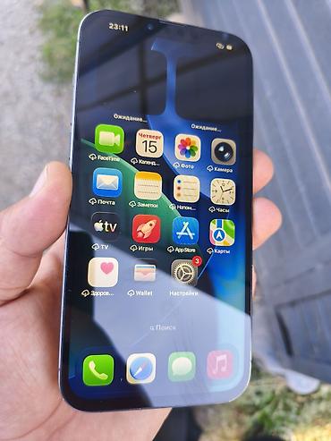 daf 75: IPhone 13 Pro Max, Б/у, 256 ГБ, Графит, Зарядное устройство, Защитное стекло, Чехол, 100 % — 1