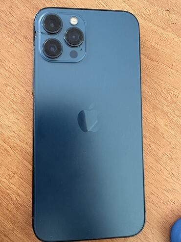 aspirator ikinci el: IPhone 12 Pro Max, 256 GB, Pacific Blue, Simsiz şarj, Face ID