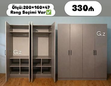 Dolab-asılqanlar: *Dolab 4 qapılı ✨ 330Azn* ✔️İstehsal Rusiya Laminat 18/lik — 1