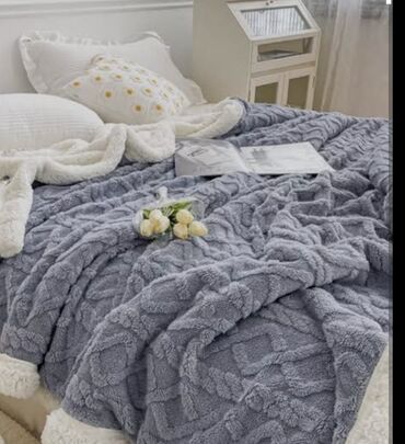 Комплекты постельного белья: Плед пледы, покрывала, плед барашек, двух спалки полуторки, плед — 43