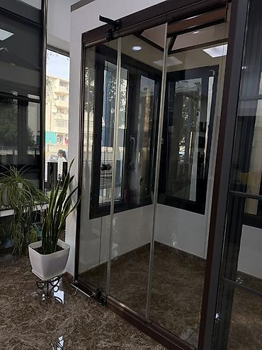 Раздвижные двери: Alüminium sürgülü qapı sistemləri - Ölçü : Hündürlük - 2.20 En - — 3