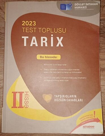 az dili toplu 2 ci hisse cavablari: Tarix dim 2023 2 ci hisse 4 manat ❌ İngilis dili Gülnarə Umudova 6