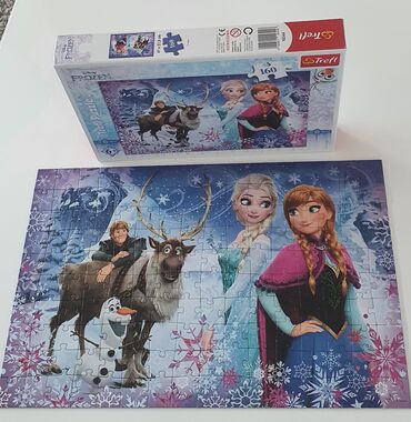 garderoba za decu: TREFL puzzle - Frozen, 160 delova, velicina slagalice 41cm x