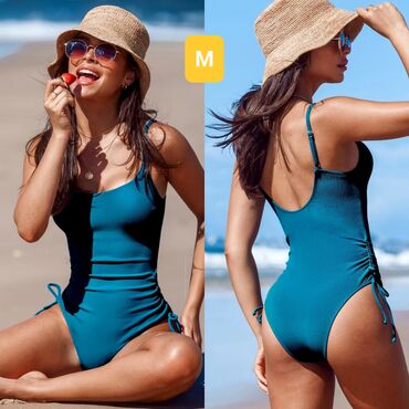 h and m jakne: M (EU 38), Poliester, Jednobojni, bоја - Tirkizna