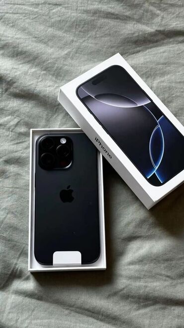 s22 ultra: IPhone 16 Pro, 512 GB, Black Titanium, Simsiz şarj, Face ID, Sənədlərlə