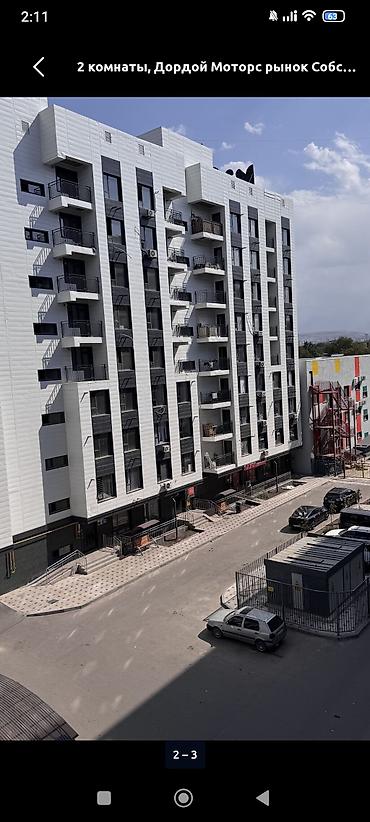 частные дома: 2 комнаты, 65 м², Дордой Моторс рынок Элитка, 8 этаж, Евроремонт — 2