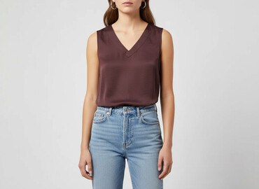 bluzki z dekoltem v plus size: H&M, Жіноча блуза, розмір L