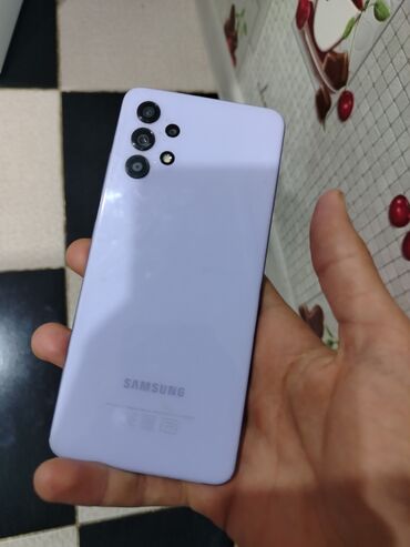 samsung e350: Samsung Galaxy A32, 128 ГБ, цвет - Фиолетовый, Две SIM карты