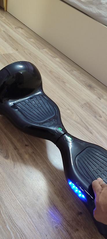 Электротранспорт: Özünü tarazlayan elektrikli hoverboard/skuter - Rəng: qara, parlaq — 3