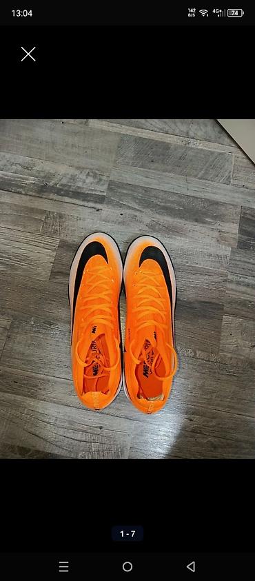 Nike Mercurial Vapor – Narıncı/qara rəngli futbol butsisi (DİŞSİZ)