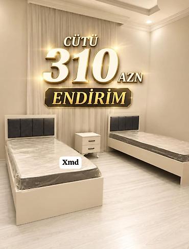 İkili tək çarpayı dəsti – endirimli paket - Cütü 310 AZN endirim - lalafo.az -da İkili tək çarpayı dəsti – endirimli paket - Cütü 310 AZN endirim -
