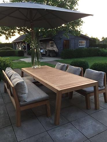 Açıq hava dəsti – massiv təbii ağacdan (teak tipli) bağ/terras üçün - lalafo.az -da Açıq hava dəsti – massiv təbii ağacdan (teak tipli) bağ/terras üçün -