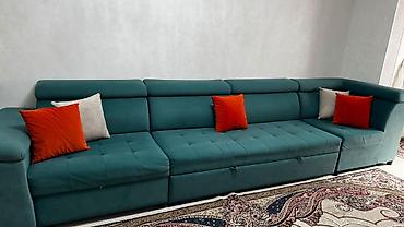 sofa: Угловой диван, C подушками — 8
