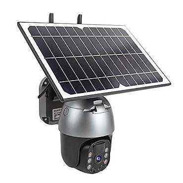 socket 1155: Уличная поворотная IP-камера видеонаблюдения с солнечной панелью - — 1