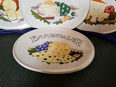 Kuhinjski setovi: Tanjiri za sireve iz 70,80ih.godina. Tanjiri nemacki za — 3