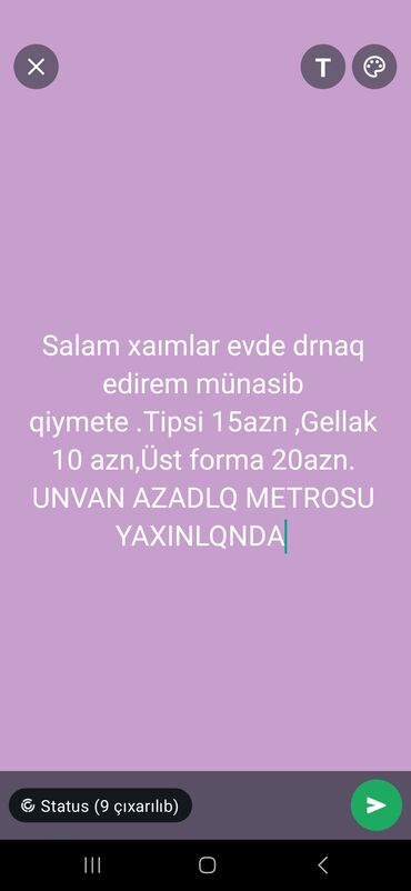 Digər gözəllik və sağlamlıq xidmətləri: Digər gözəllik və sağlamlıq xidmətləri