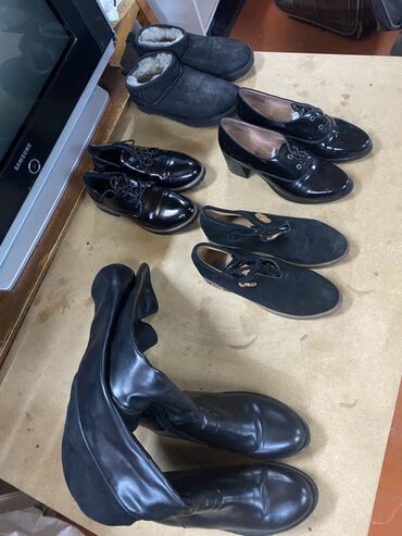 Сапоги: Женские ботинки-ботфорты Dior (логотип на заднике) - Цвет: черный - — 1