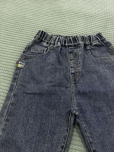 Детская одежда и обувь: Uşaq cins şalvarı - Rəng: tünd-boz/klassik yuyulmuş denim - Model — 3