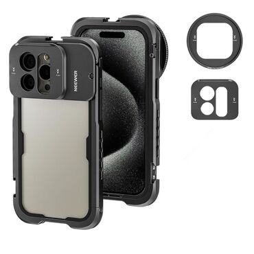 Kabrolar: Neewer PA024 Metal Cage for iPhone 15 Pro Max Qət təzədi ayphon üçün