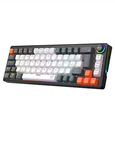 монитор для компьютера: RGB mexaniki klaviatura – kompakt 75% dizayn - Tam rəngli RGB — 3