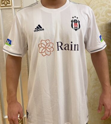 Şalvarlar: Futbolka, Adidas, 2XL (EU 44), rəng - Ağ