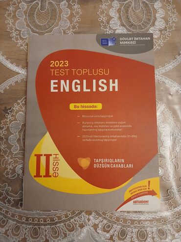 Çaydanlar: İngilis dili Testlər 11-ci sinif, 2-ci hissə, 2023 il