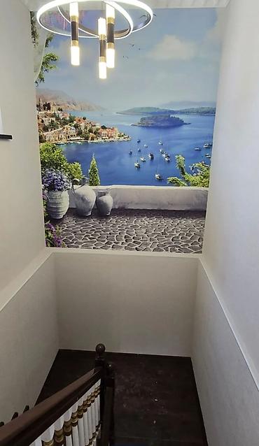 Покраска: Обои чаптайм краска потолок и стены обойдун турун чаптайм таза Жана — 10