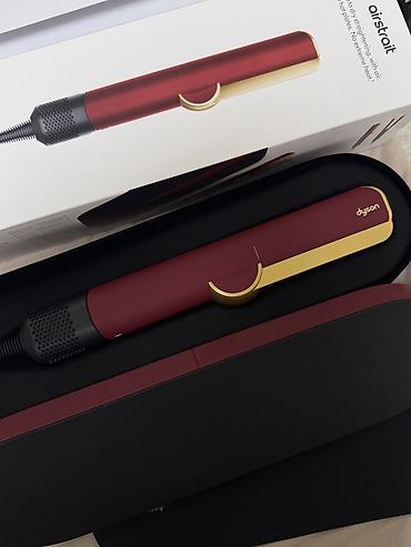 ps3 az islenmis: Dyson Airstrait saç düzləşdiricisi – Qırmızı/Qızılı rəng - Hava axını — 1