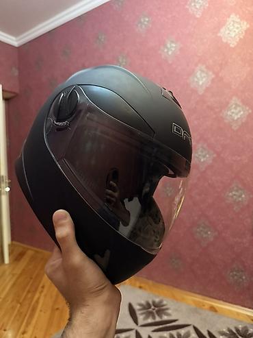 full face kask: DFG tam üzlü motosiklet dəbilqəsi qolluq dizlik üstündə hədiyyə — 1