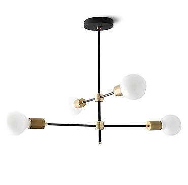 çilçıraq modelləri: Çılçıraq, 4 lampa, Metal — 2