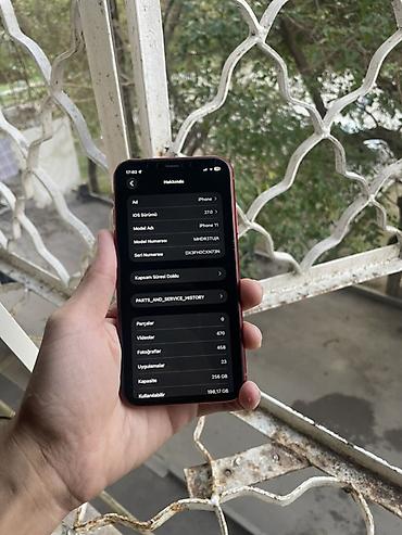 iphone iphone xr: IPhone 11, 256 GB, Qırmızı, Face ID — 5