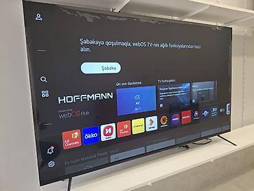 165: Hoffmann Smart TV – webOS LG menyusu mışka pult 165 ekran 4k — 4