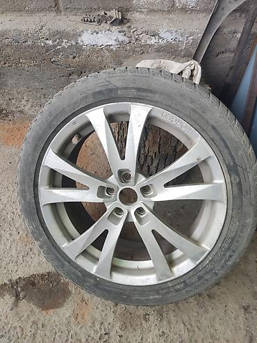 r17 subaru: Литой диск с зимней шиной на сборе. комплект 4шт с шиной 205.50.17 6а — 3