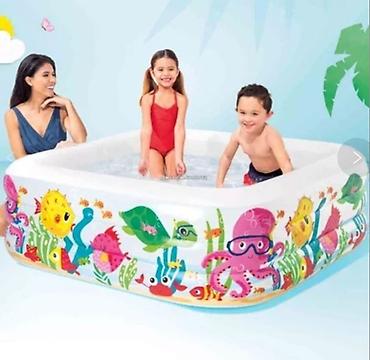 Бассейны: Надувной детский бассейн Intex Wet Set Collection - Форма: квадрат — 1