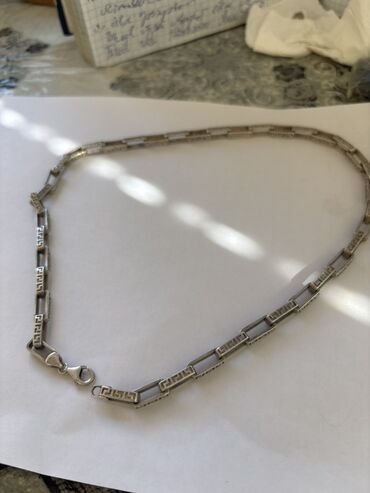 1 qram gümüşün qiyməti 2023: Boyunbağı, Versace, Gümüş, 45 g