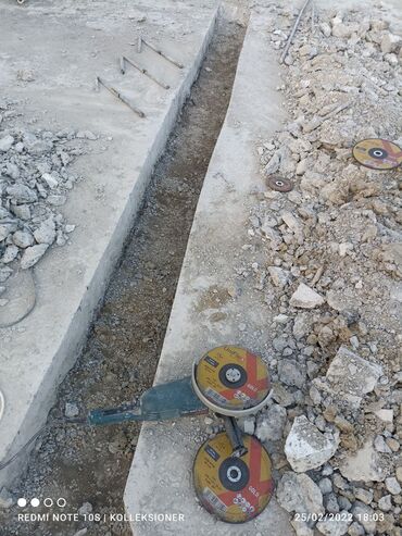 Beton işləri: Beton kesen kəsən karotçu - Beton kəsmə deşmə və daşınması - Beton — 3