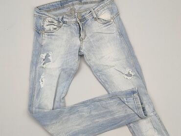 blekitne bluzki damskie: Jeans, S (EU 36), condition - Fair