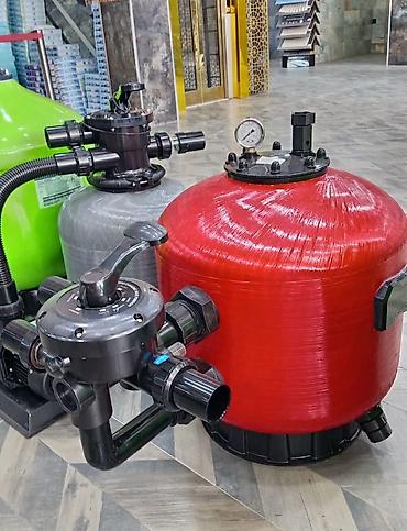 paylayıcı: Hovuz filtrləmə avadanlıqları dəsti Tərkib: - Qum filtri çənləri — 4