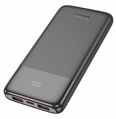 typ c: J121 Fast, портативный аккумулятор, 10000mAh, один Type-C вход, два — 2
