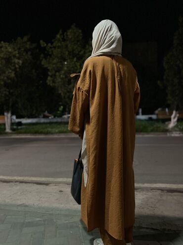штапель таджикские платья: Повседневное платье, Лето, Оверсайз