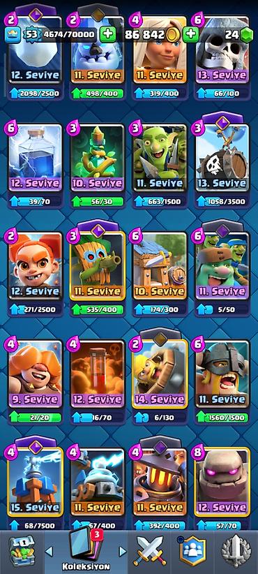 clash royale hesabı: Clash royale hesabıdı çox eziyyet var hesabda hesaba royale pass — 6