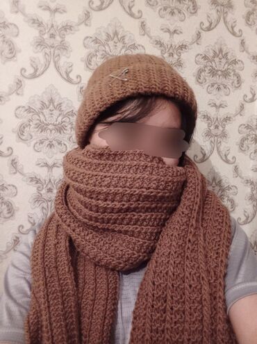 арабский шарф: Комплект ручных вязанных изделий. очень теплые. ручная работа