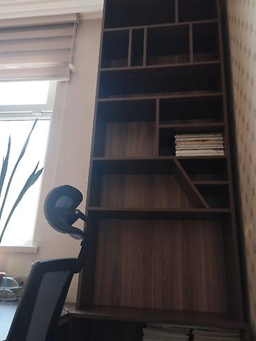 Ofis mebeli: Ofis mebel dəsti – masa, kitab rəfi və ergonomik kreslo - Material — 2