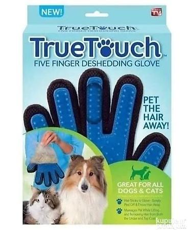 rasa: True Touch petoprsta rukavica za uklanjanje otpale dlake (deshedding — 2