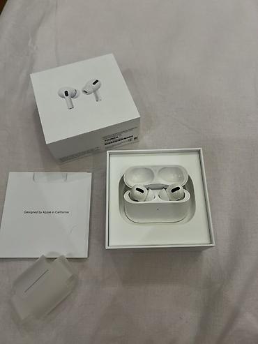 micro nausnik: Apple AirPods Pro 1, case islemir, qulaqliqlar tam isleydi, hamsi bir — 1