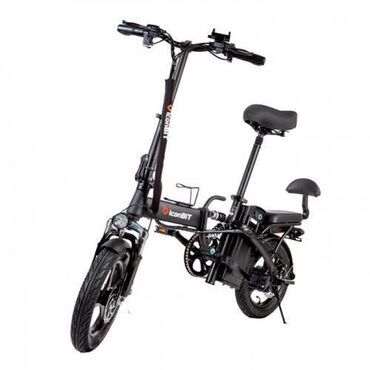 электрический трехколесный велосипед: Iconbit Ecobike Electric bike Электро велосипед Складной 48v 4