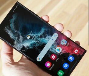 gsm трекер: Samsung Galaxy S22 Ultra, Новый, 256 ГБ, цвет - Черный, 2 SIM