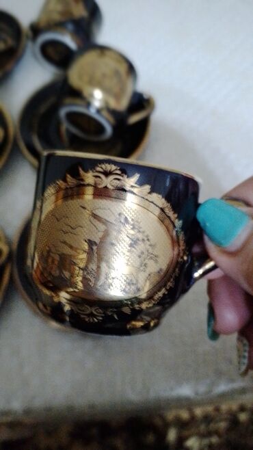 Qəhvə dəstləri və servizlər: Qəhvə dəsti, rəng - Göy — 3