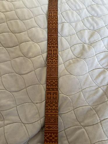 Kəmərlər: ASOS Leather Belt With Antique E – dəri kəmər - Brend: ASOS - Model — 4