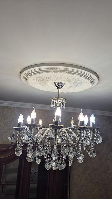 lyüstr: Çılçıraq, 8 lampa, Metal — 2